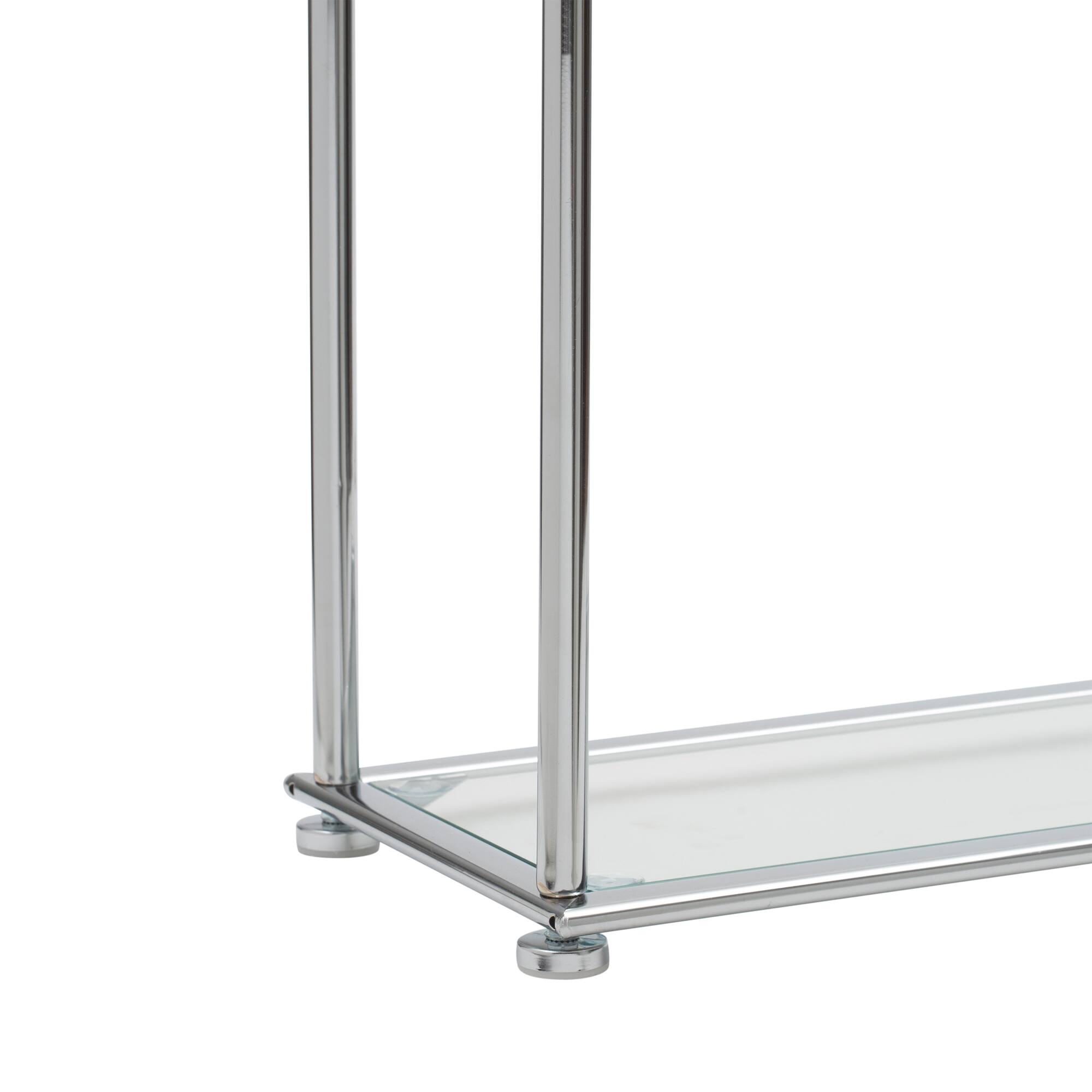 Organize It All Freestanding Acrylic Towel Rack